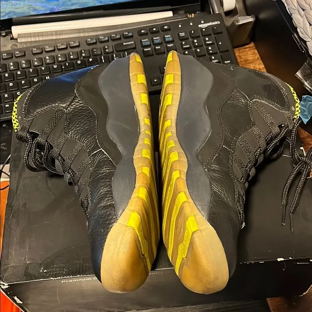 Air Jordan Retro 10 Venom Green 310805033 Men's Size 8